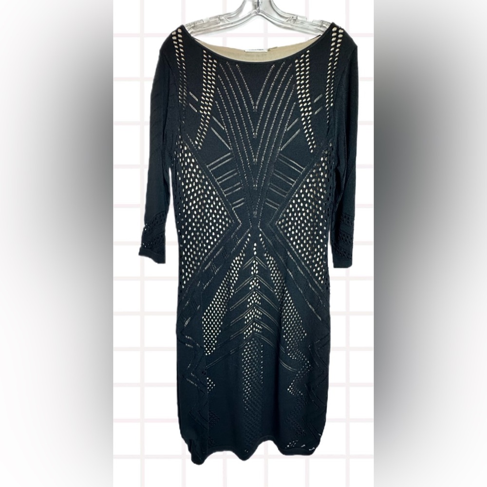 Elegant Black Knit Dress